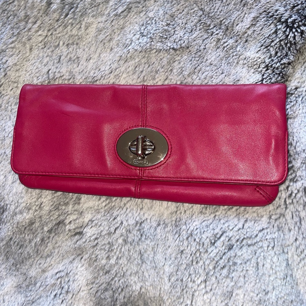 Vintage Coach Madeline Clutch